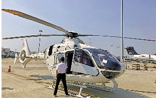 　　圖：穗港澳直升機機場一期工程建成試運營\大公報記者方俊明攝