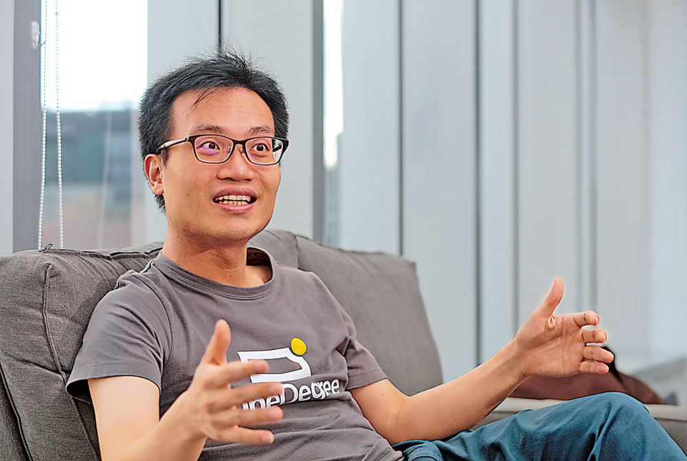 　　圖：OneDegree聯合創辦人郭彥麟\大公報攝