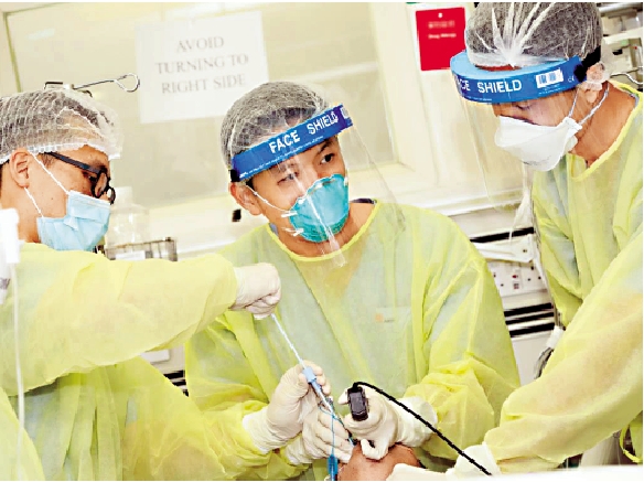 　　圖：醫管局表示有為員工買保險，若同事在院內感染或因工受傷，會呈報勞工處，諮詢專家和衞生防護中心意見。