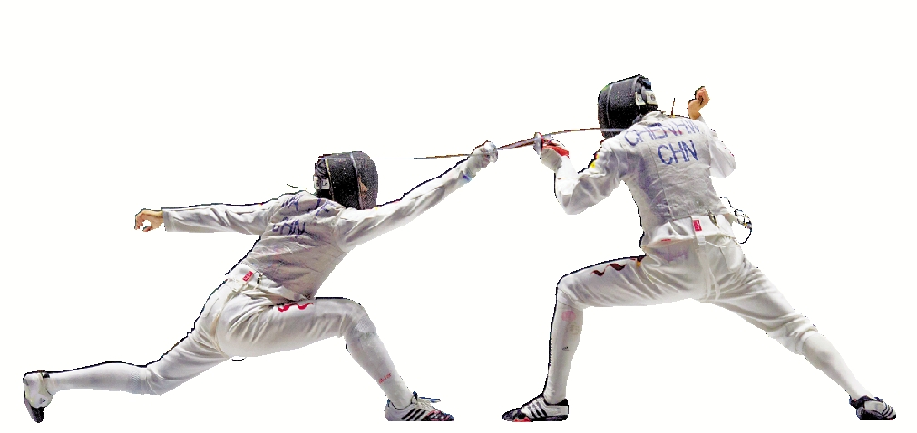 　　圖：劍擊選手在比賽中保持冷靜的頭腦非常重要。