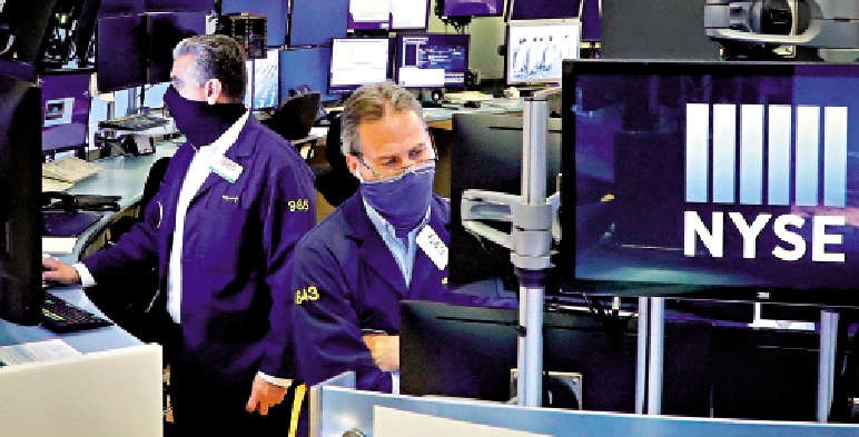 　　圖：美國10年期國債孳息率近日一度突破1.6厘，令環球股市大幅波動。