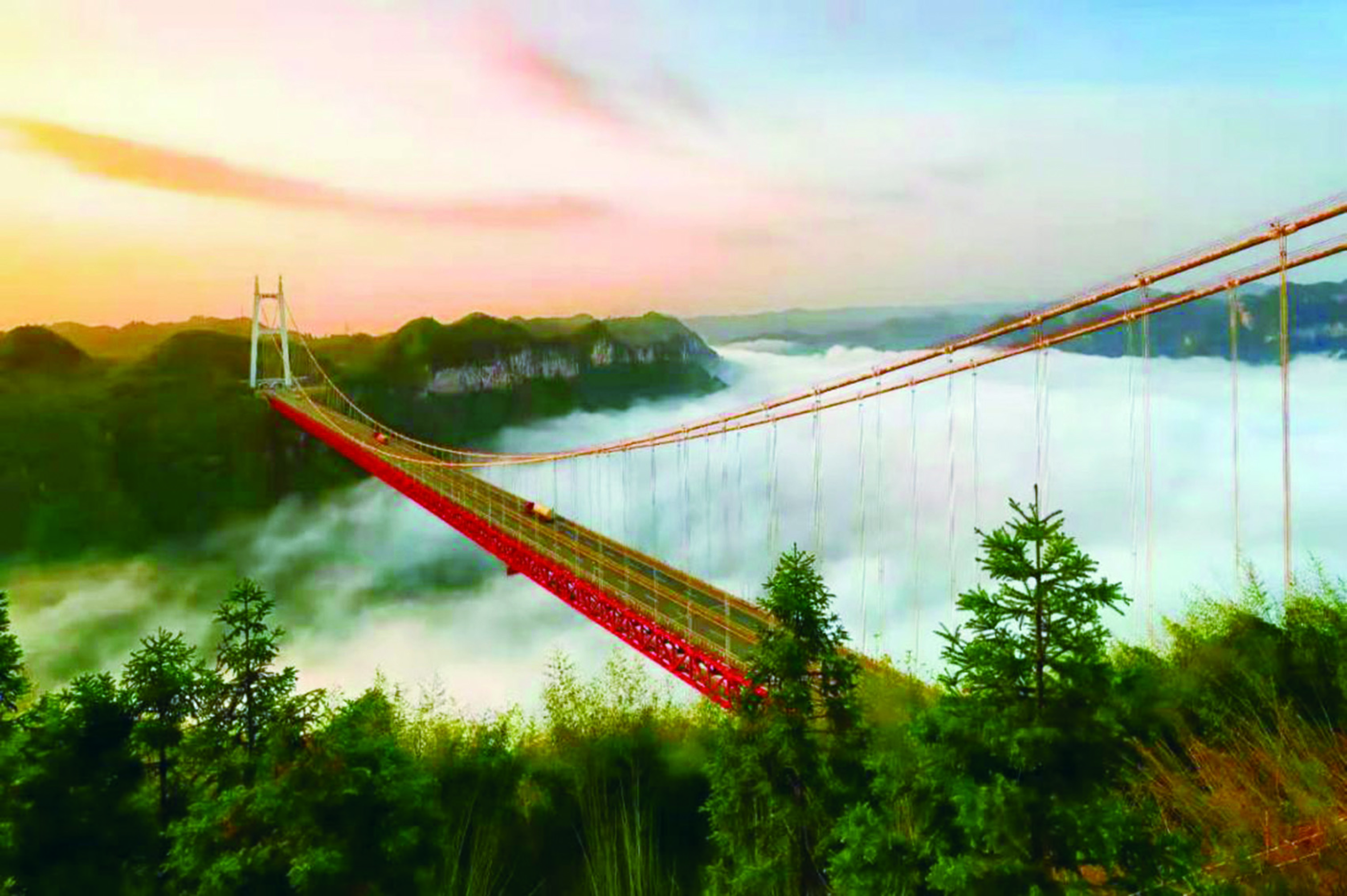 　　圖：矮寨大橋雄姿