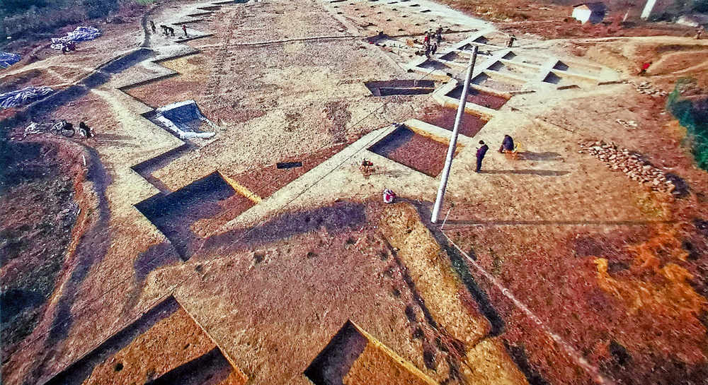 　　圖：青關山遺址可能是三星堆的宗廟。\受訪者供圖