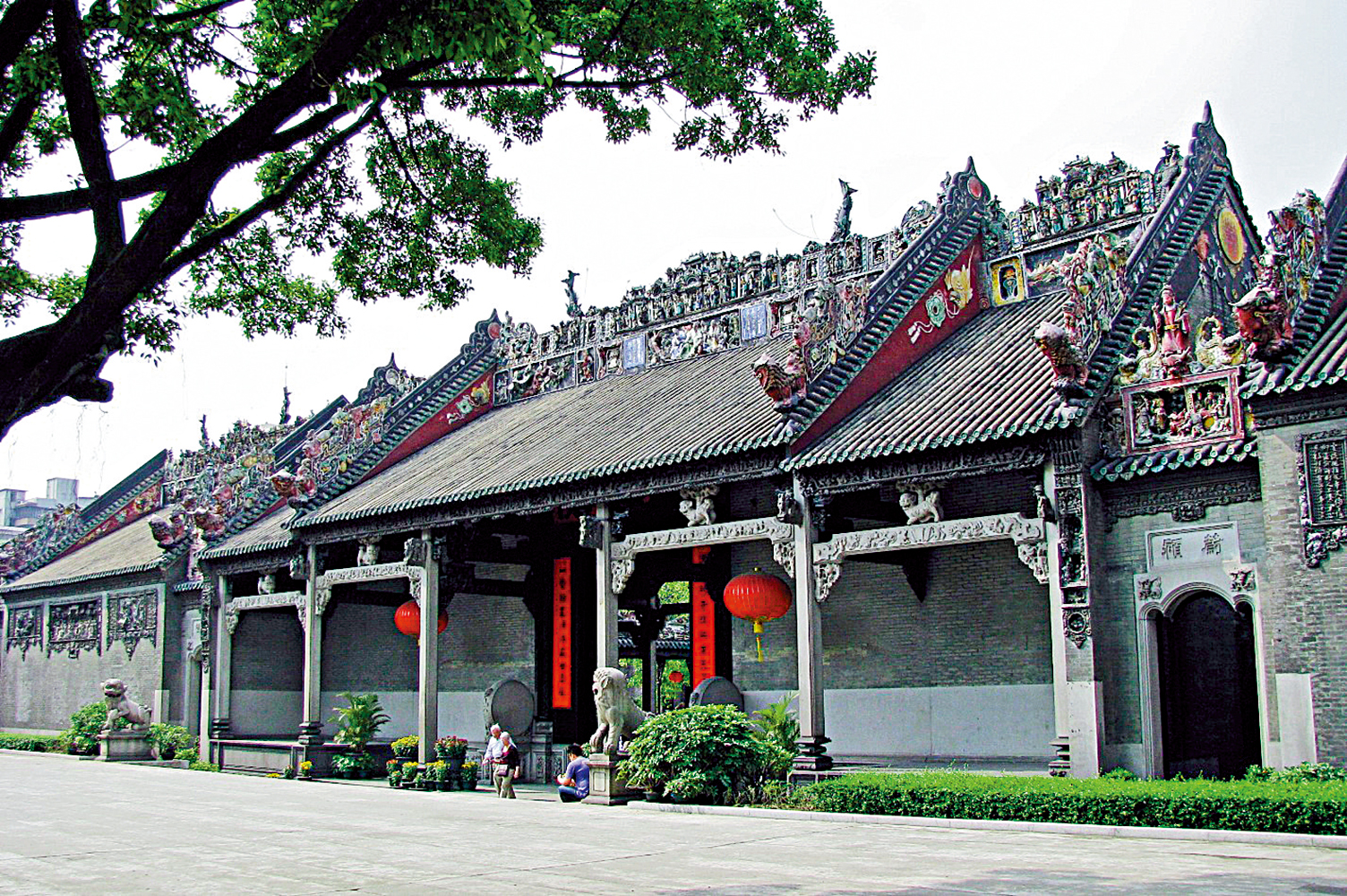 　　圖：陳家祠被譽為「嶺南建築藝術的明珠」。