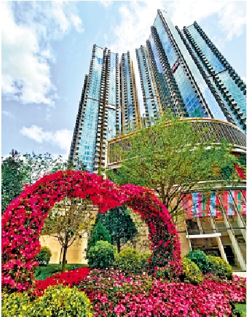 　　圖：觀塘凱匯商場與住宅大廈群外貌。/資料照片