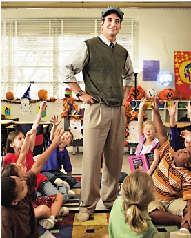 　　圖：電影《叫我第一名》講述患有妥瑞氏綜合症教師的生活。\劇照