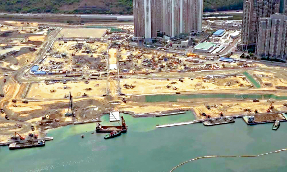 　　圖：東涌新市鎮擴展區，將是大嶼山首個智慧型低碳社區試點。