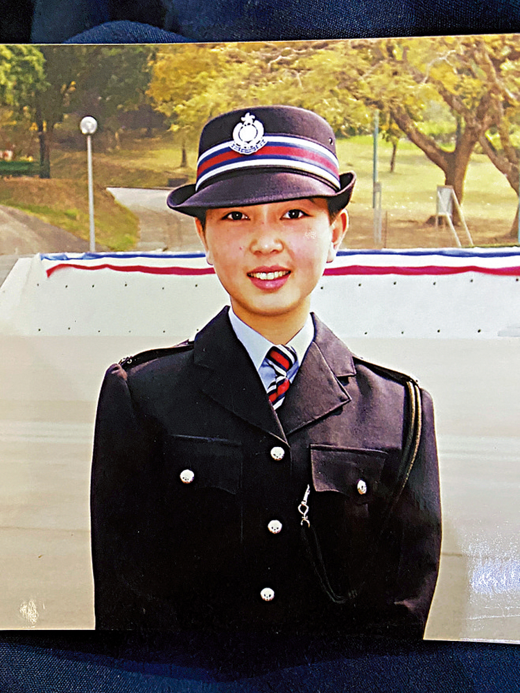 　　圖：何禹霏曾在香港警察不同部門任職，還是警隊長跑隊的隊員。