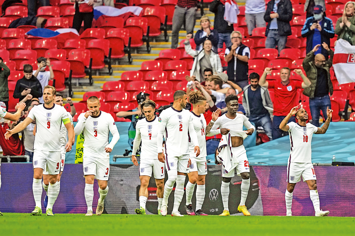 　　圖：英格蘭球員們全隊身價冠絕歐國盃各隊。\資料圖片