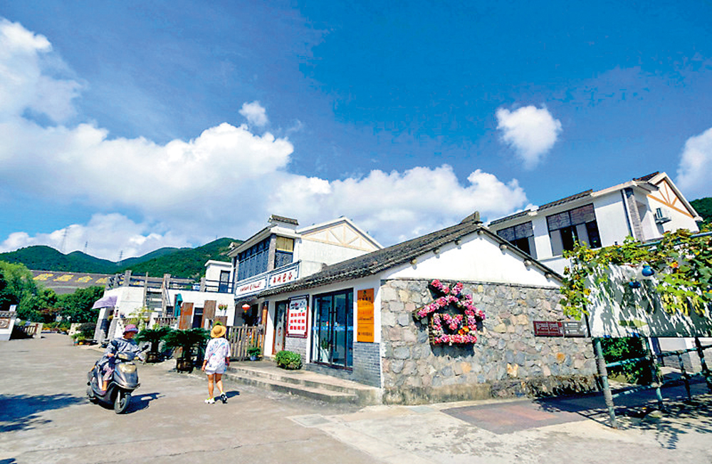 　　圖：美麗整潔的新建村。\新華社