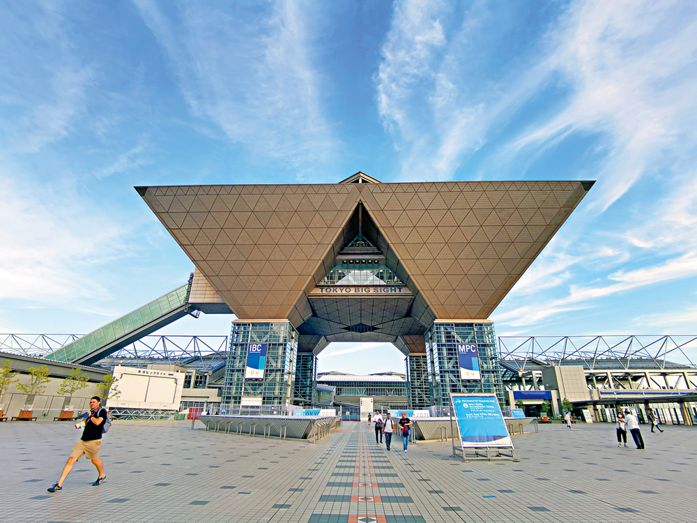 　　圖：東京奧運會傳媒中心（MPC）外景。\中新社