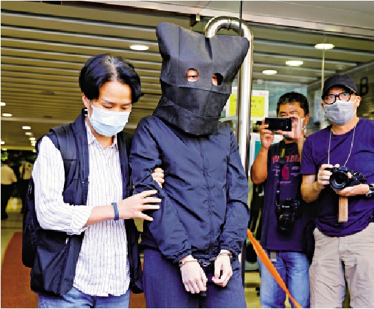 　　圖：警方國安處前日拘捕「香港言語治療師總工會」五名成員。