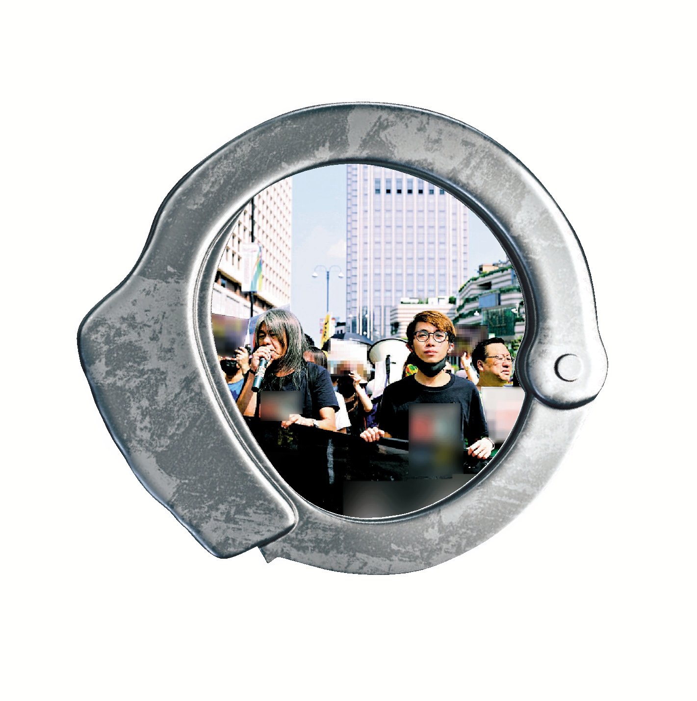 圖：民陣多年來搞遊行煽暴亂港。