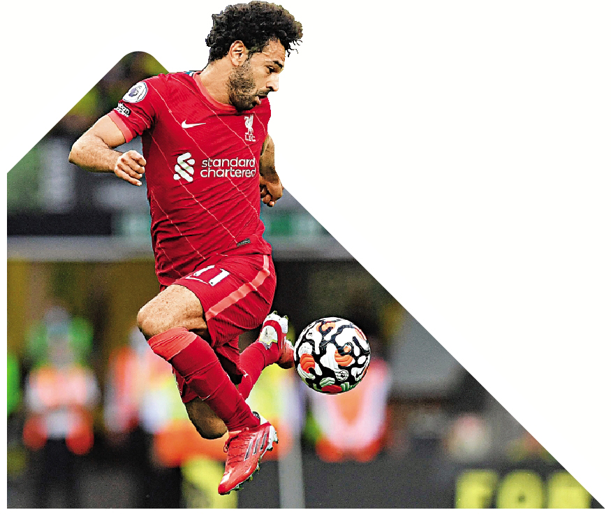 　　圖：穆罕默德沙拿在利物浦陣中不可或缺。\法新社