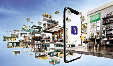 　　圖：貝殼如視對真實居住物理空間的VR線上復刻。\受訪者提供