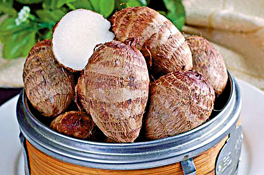 　　圖：芋頭是傳統中秋食物之一。