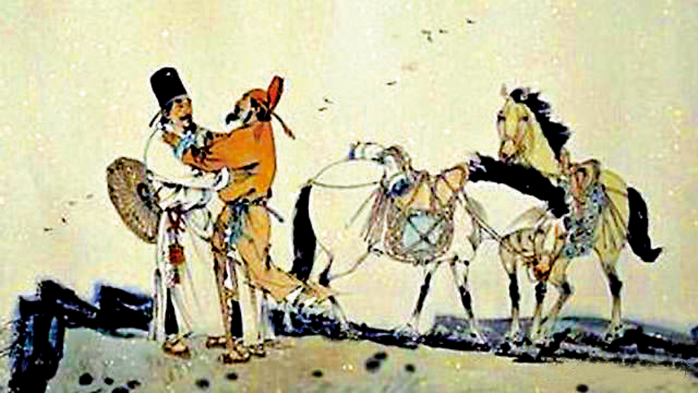 　　圖：《和子由澠池懷舊》是蘇軾依弟弟蘇轍來詩《懷澠池寄子瞻兄》的原韻作的和詩，藉此抒發自己的心情。