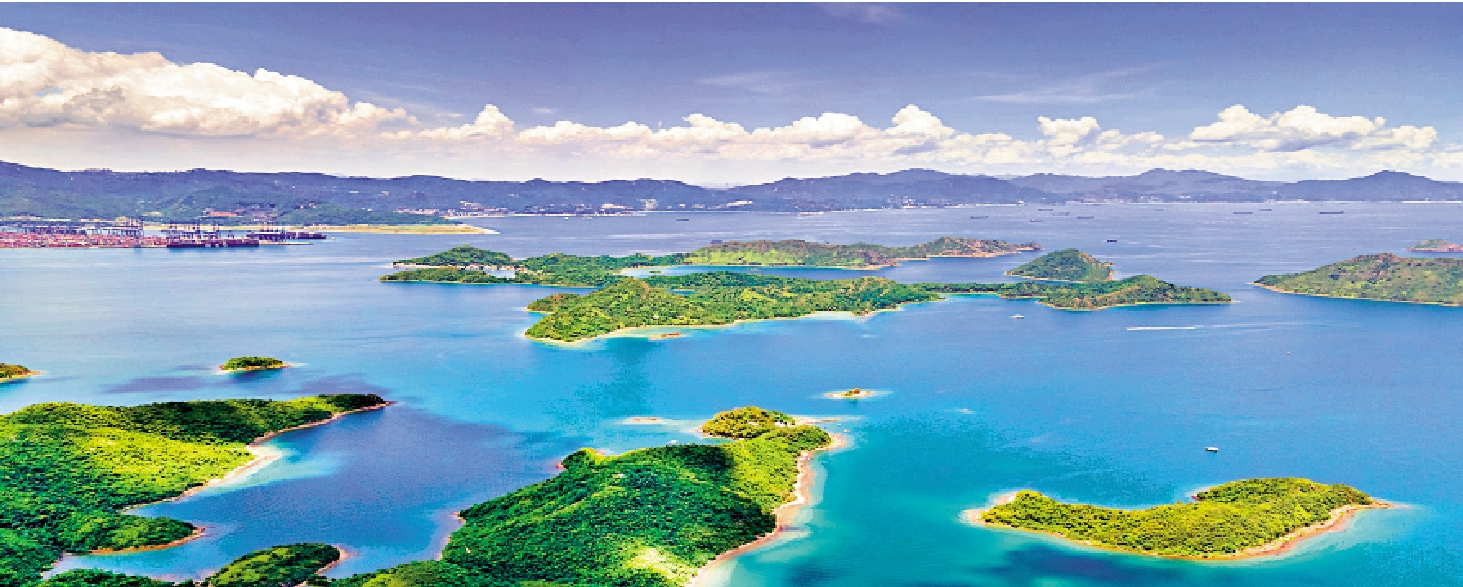 　　圖：位於香港新界東北部的印洲塘海岸公園美不勝收。