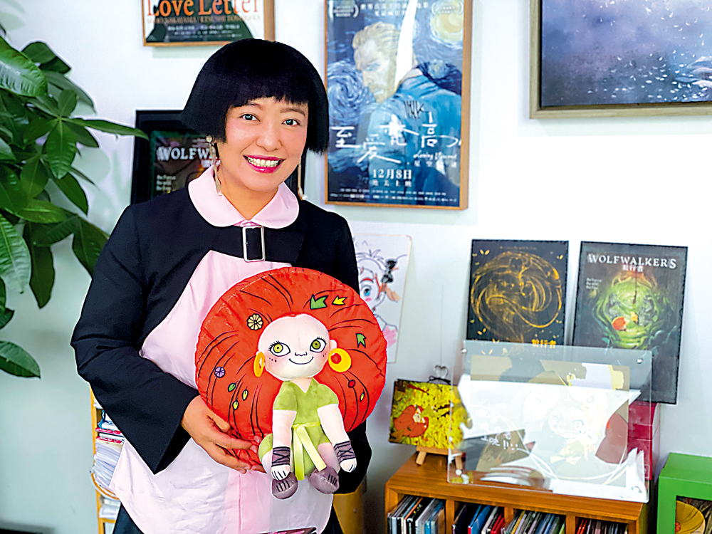 　　圖：《狼行者》製片人楊瑩。\大公報記者 胡永愛攝