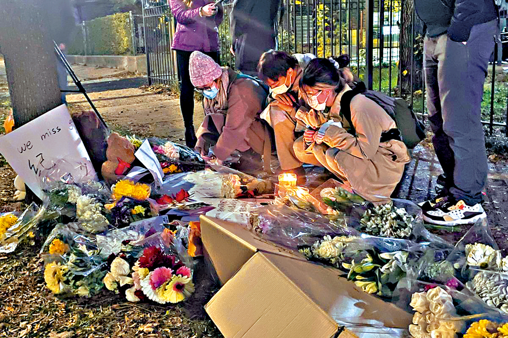 　　圖：芝加哥大學10日晚為鄭少雄舉辦悼念活動。\網絡圖片