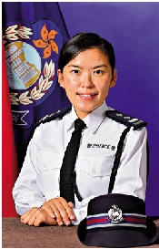 　　圖：已故水警總督察林婉儀獲追授金英勇勳章。