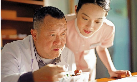圖:蔡潔(右)拍首部電影《香港仔》時,與曾志偉合作。\資料圖片