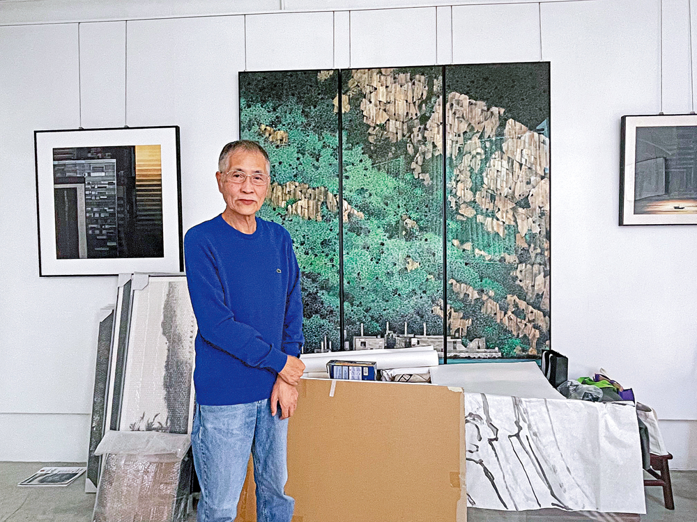 　　圖：從內地來港的黃孝逵，不經不覺已在香港生活四十多年。