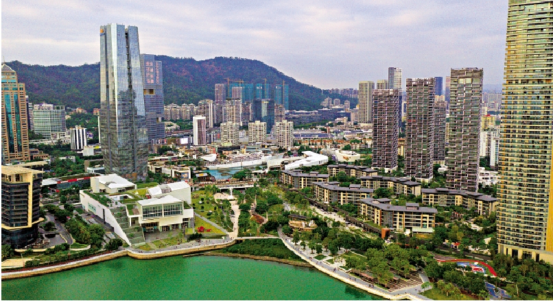 　　圖：蛇口從工業區發展成為國際化的花園社區。