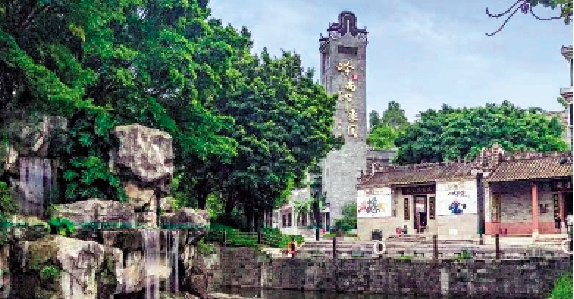 　　圖：嶺南印象園集觀光、餐飲、購物、體驗嶺南民俗文化於一身。