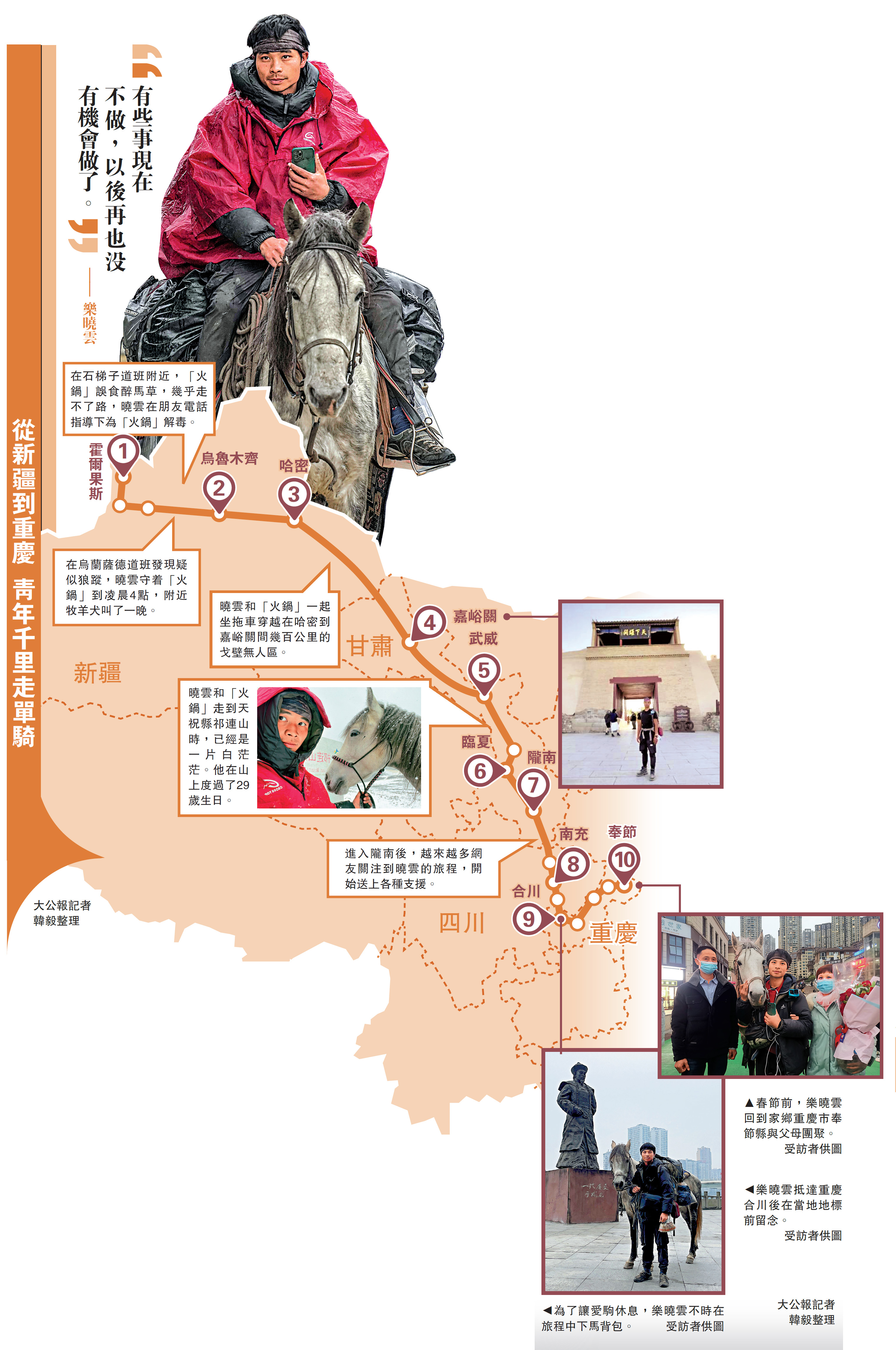 　　圖：春節前，樂曉雲回到家鄉重慶市奉節縣與父母團聚。/受訪者供圖