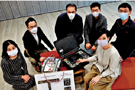 　　圖：建築署在2018年成立創新建築小組，透過善用科技及機械人，提升工程效率。