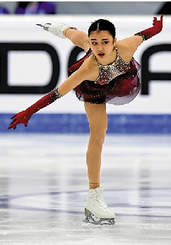 　　圖：朱易首次出戰冬奧。