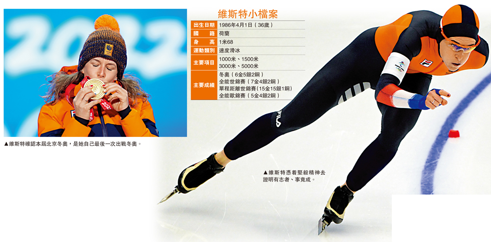　　圖：維斯特憑着堅毅精神去證明有志者、事竟成。