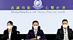 　　圖：警方東九龍總區展開代號「高岸」的反電騙行動，拘捕27名男女。