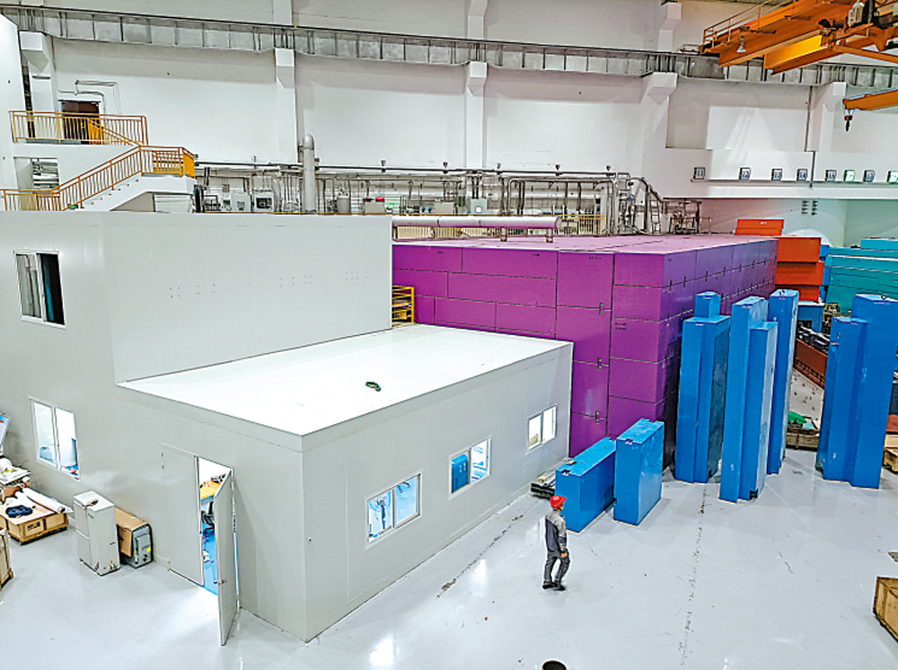 　　圖：中國散裂中子源大氣中子輻照譜儀將為新型半導體器件、大規模集成電路等提供大氣中子加速輻照試驗環境，填補中國在該領域的空白。\受訪者供圖