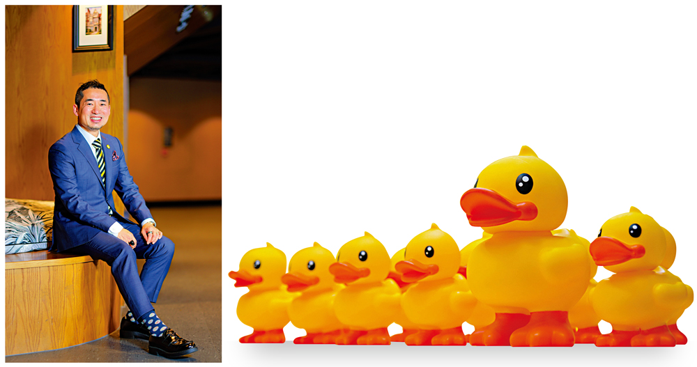 　　圖：德盈控股許夏林表示，B.Duck成功吸引消費者，源於其形象有別於市面上同類的鴨公仔。