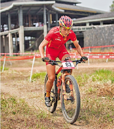 　　圖：姚變娃是中國國家山地單車隊選手。\資料圖片