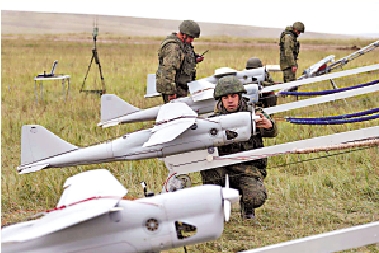 　　圖：俄烏衝突各方均使用了大量無人機進行偵查和打擊任務。\網絡圖片