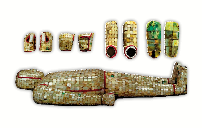 　　圖：金縷玉衣。