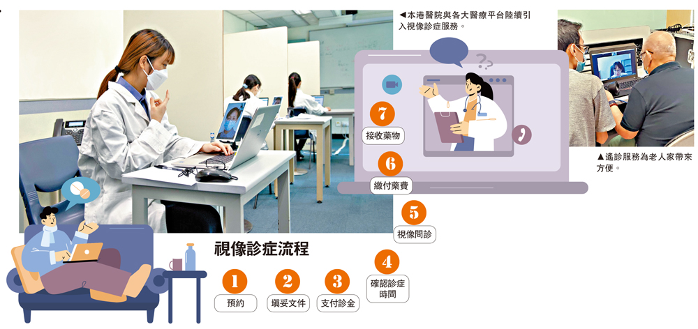 　　圖：視像診症流程