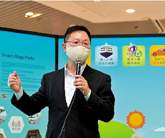 　　圖：薛永恒表示，推動創科不單可為香港創造新的經濟動力，亦可令民生得到改善。