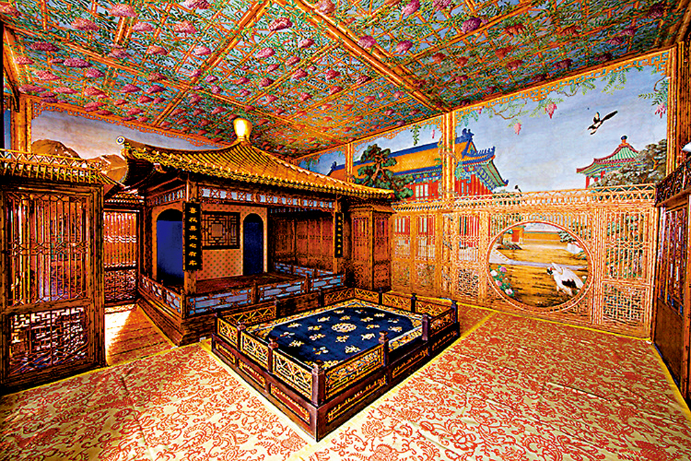 　　圖：故宮博物院倦勤齋。\資料圖片