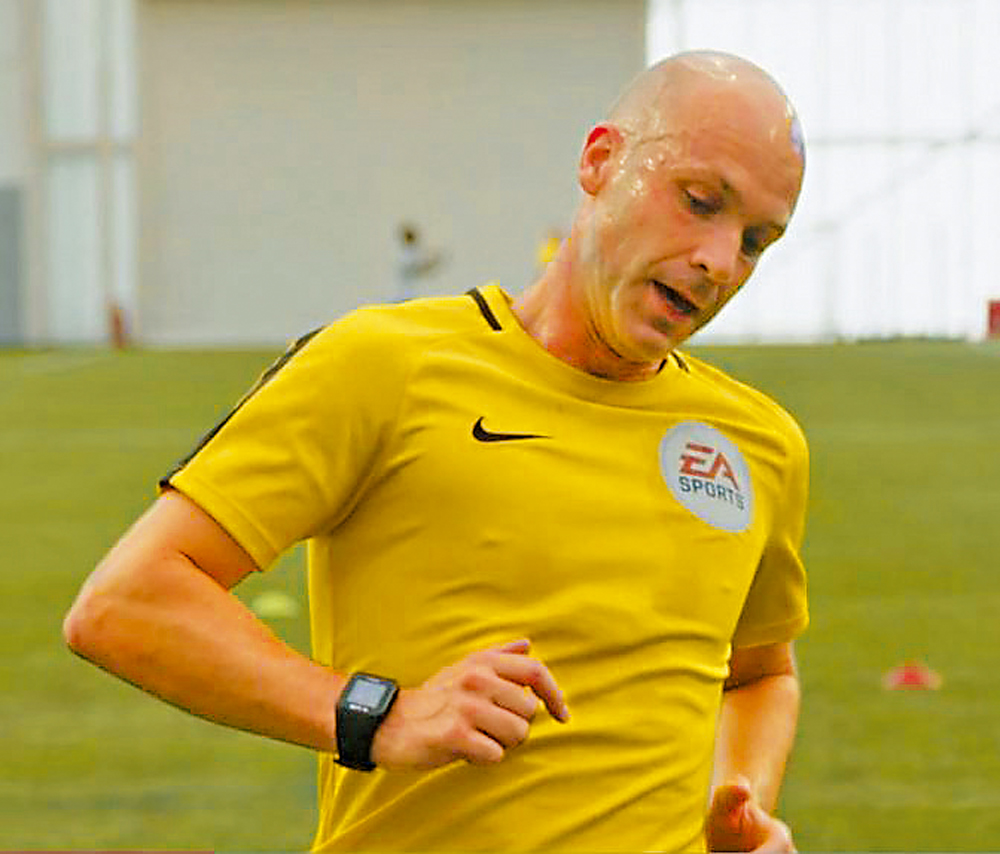 　　圖：泰萊每屆英超開季前需接受體能操練。\網絡圖片