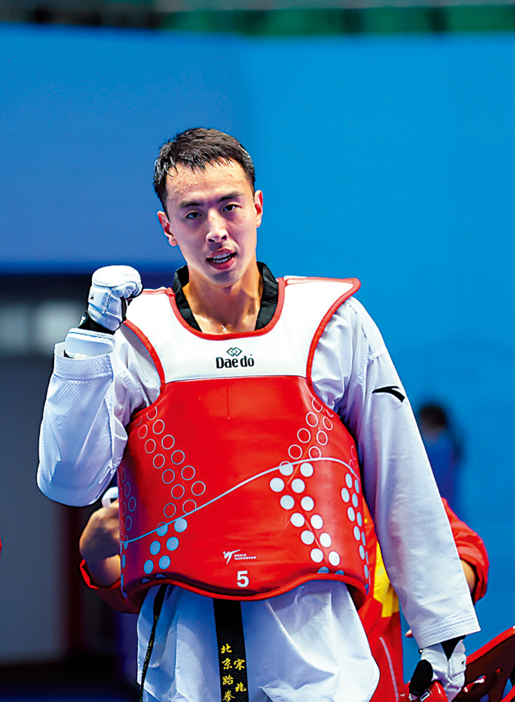 　　圖：中國跆拳道隊名將宋兆祥。\資料圖片