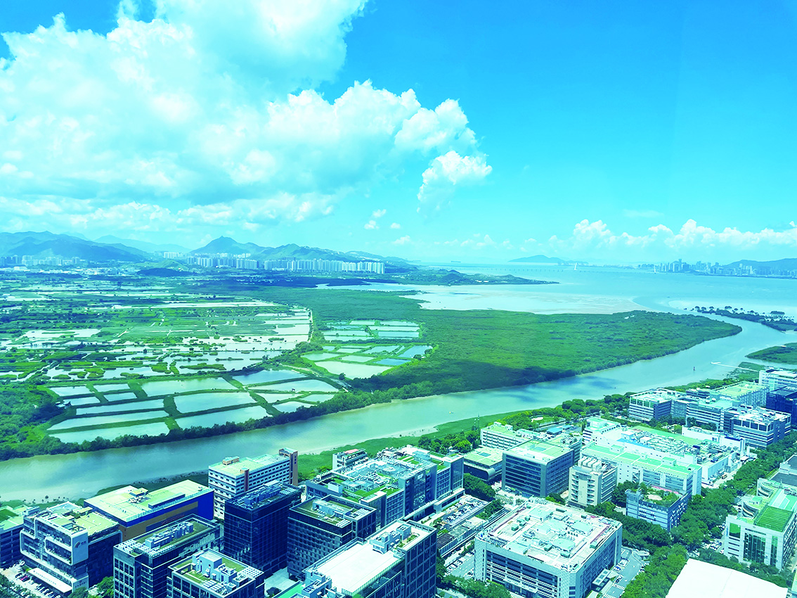 　　圖：在深圳福田河套地區創業的港青張啟源。