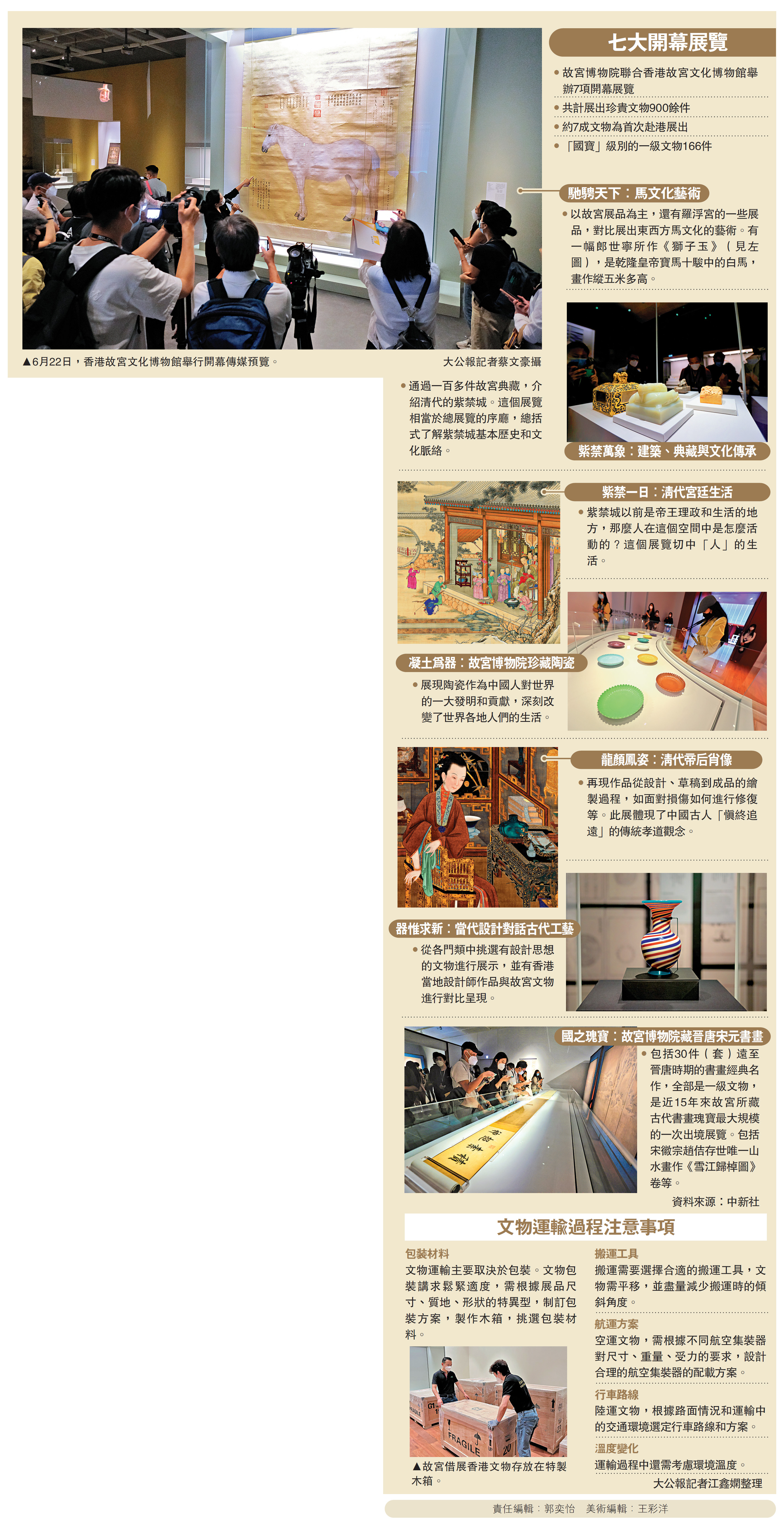 　　圖：6月22日，香港故宮文化博物館舉行開幕傳媒預覽。/大公報記者蔡文豪攝