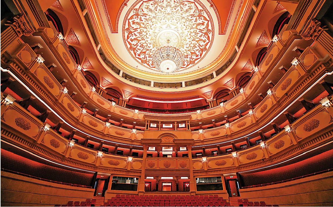 　　圖：中央歌劇院目前是內地唯一一座「樓座＋包廂」式歌劇院。