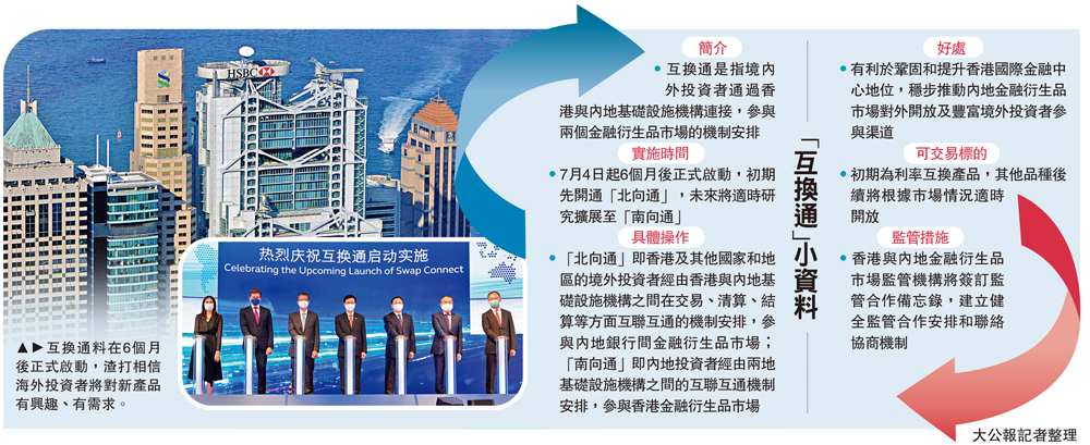 　　圖：互換通料在6個月後正式啟動，渣打相信海外投資者將對新產品有興趣、有需求。