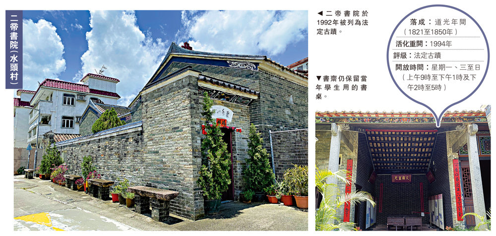 　　圖：二帝書院（水頭村）