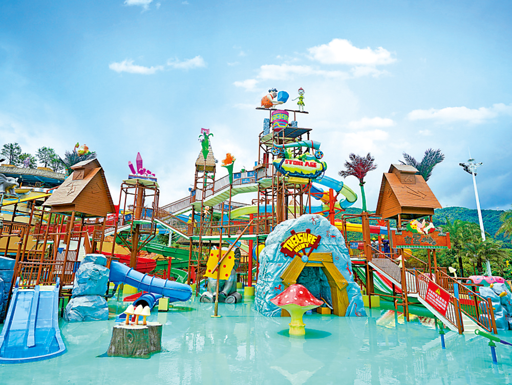 　　圖：7月30日正式對外營業的森林海嬉水樂園。\受訪者供圖